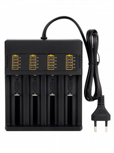 Зарядное устройство для аккумуляторов 18650 на 4 слота Орбита OT-APZ17